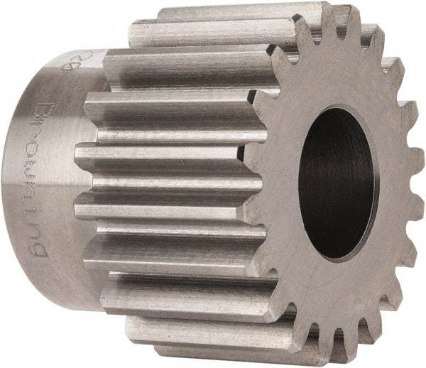 Browning - 12 Pitch, 1.667" Pitch Diam, 1.83" OD, 20 Tooth Spur Gear - 1" Face Width, 3/4" Bore Diam, 1-13/32" Hub Diam, 20° Pressure Angle, Steel - Strong Tooling