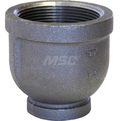 Black Reducing Coupling: 1-1/4 x 3/4″, 150 psi, Threaded Malleable Iron, Galvanized Finish, Class 150