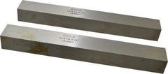 SPI - 12" Long x 1-1/2" High x 1-1/4" Thick, Steel Parallel - 0.0003" & 0.002" Parallelism, Sold as Matched Pair - Strong Tooling