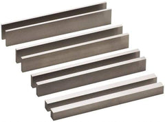 SPI - 8 Piece, 6 Inch Long Steel Parallel Set - 3/4 to 1-3/16 Inch High, 1/8 to 3/8 Inch Thick, 52-58 RC Hardness, Sold as 4 Pair - Strong Tooling