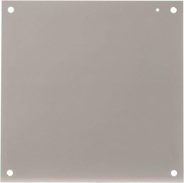 Cooper B-Line - 17" OAW x 17" OAH Powder Coat Finish Electrical Enclosure Nonperforated Panel - 20" x 20" Box, 12 Gauge Steel, Use with 202010-12/20206-12/20208-12 - Strong Tooling