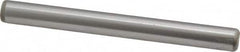 Made in USA - 1/4" Diam x 2-1/2" Pin Length Grade 8 Alloy Steel Standard Dowel Pin - Bright Finish, C 47-58 & C 60 (Surface) Hardness, 14,720 Lb (Double Shear), 7,360 Lb (Single Shear) Breaking Strength, 1 Beveled & 1 Rounded End - Strong Tooling