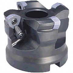 3″ Cut Diam, 1″ Arbor Hole, Indexable High-Feed Face Mill