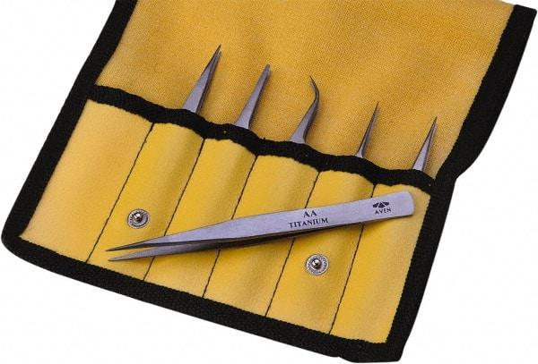 Aven - Titanium Bonded Tweezer Set - 1 Piece - Strong Tooling