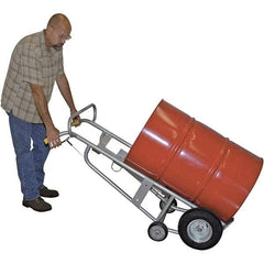 Wesco Industrial Products - 1,000 Lb Load Capacity, 30 & 55 Gal Pail Tipper - 25-7/8" Wide x 60" High, 4 Aluminum Wheels - Strong Tooling