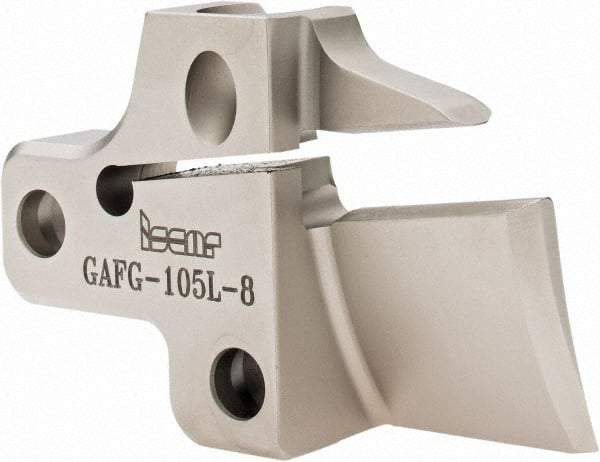 Iscar - Left Hand Cut, 8mm Insert Width, Cutoff & Grooving Support Blade for Indexables - 25mm Max Depth of Cut - Strong Tooling