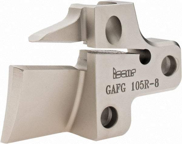 Iscar - Right Hand Cut, 8mm Insert Width, Cutoff & Grooving Support Blade for Indexables - 25mm Max Depth of Cut - Strong Tooling