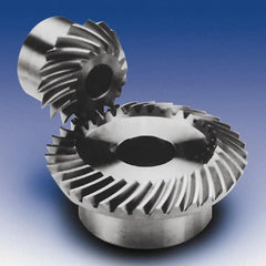 Boston Gear - 14 Pitch, 1.86" OD, 26 Tooth Spiral Bevel Gear & Pinion - 0.31" Face Width, Hardened Steel - Strong Tooling