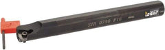 Iscar - Internal Thread, Right Hand Cut, 3/4" Shank Width x 3/4" Shank Height Indexable Threading Toolholder - 7" OAL, P 16 Insert Compatibility, SI Toolholder, Series SIR - Strong Tooling