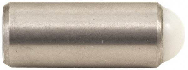 Gibraltar - 0.525" Body Length x 1/4" Body Diam, 3 Lb Init to 7 Lb Final End Force, Steel Press Fit Ball Plunger - 3/16" Ball Diam, 0.07" Max Ball Reach, +0.0010; +0.0020" Tolerance - Strong Tooling