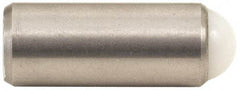 Gibraltar - 0.864" Body Length x 3/8" Body Diam, 5 Lb Init to 14 Lb Final End Force, Steel Press Fit Ball Plunger - 5/16" Ball Diam, 0.11" Max Ball Reach, +0.0010; +0.0020" Tolerance - Strong Tooling