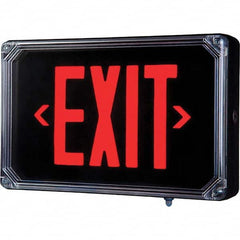 Hubbell Lighting - Illuminated Exit Signs Number of Faces: 2 Letter Color: Red - Strong Tooling