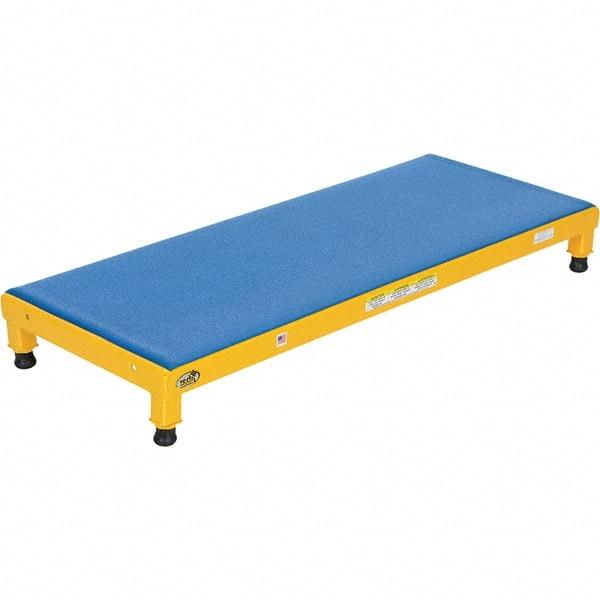 Vestil - 5" High x 19" Wide x 48" Deep, Yellow Step Stand - Steel, 500 Lb Capacity - Strong Tooling