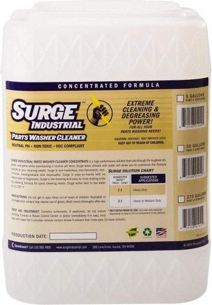 Surge Industrial - 5 Gal Pail Parts Washer Fluid - Water-Based - Strong Tooling