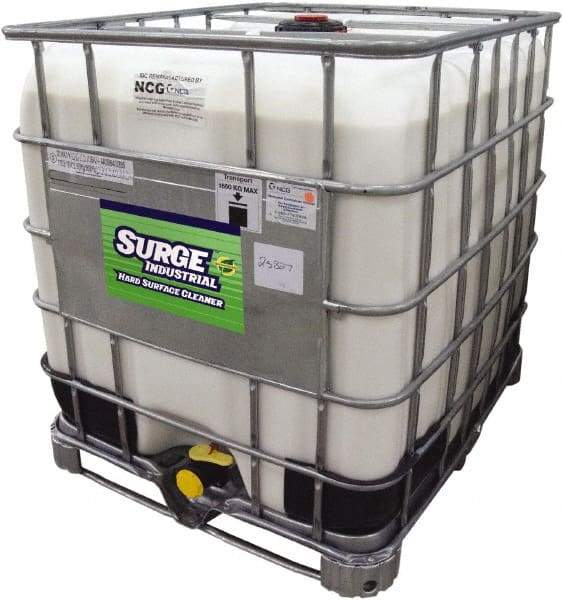 Surge Industrial - 275 Gal Tote Cleaner/Degreaser - Liquid, Neutral pH, Unscented - Strong Tooling