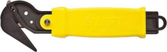 Swift Safety Cutter - Springback Safety Utility Knife - 2" Steel Blade, Yellow Nylon-6 Polyamide Handle, 1 Blade Included - Strong Tooling