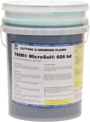 Master Fluid Solutions - Trim MicroSol 606 bd, 5 Gal Pail Cutting & Grinding Fluid - Semisynthetic - Strong Tooling