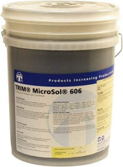 Master Fluid Solutions - Trim MicroSol 606, 5 Gal Pail Cutting & Grinding Fluid - Semisynthetic - Strong Tooling