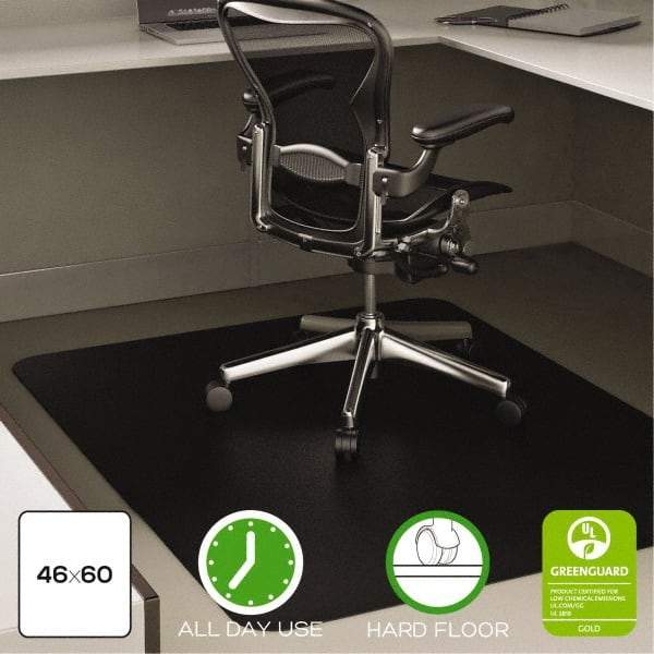 Deflect-o - 53" Long x 45" Wide, Chair Mat - Rectangular, Straight Edge Style - Strong Tooling