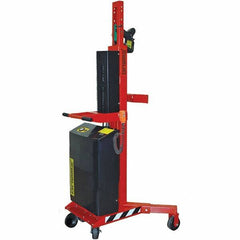 Wesco Industrial Products - 1,100 Lb Load Capacity, 30, 55 & 85 Gal Drum Grab - 41" Wide x 66" High, 4 Steel Wheels - Strong Tooling