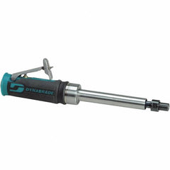 Dynabrade - 1/4" Collet, Straight Handle, Air Extended Length Die Grinder - 25,000 RPM, Front Exhaust, 20 CFM, 0.4 hp, 90 psi, 1/4" Inlet - Strong Tooling