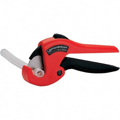 Rothenberger - 1" Pipe Capacity, Tube & Pipe Cutter - Cuts Plastic, PVC, CPVC, 8" OAL - Strong Tooling