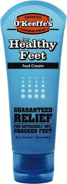 O'Keeffe's - 3 oz Moisturizing Foot Cream - Comes in Tube, Fragrance Free - Strong Tooling