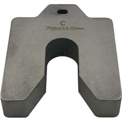 Maudlin Products - Metal Shim Stock Type: Slotted Shim Material: Stainless Steel - Strong Tooling