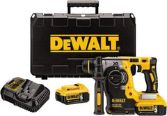 DeWALT - 20 Volt 1" SDS Chuck Cordless Rotary Hammer - 0 to 4,500 BPM, 0 to 1,200 RPM, Reversible - Strong Tooling