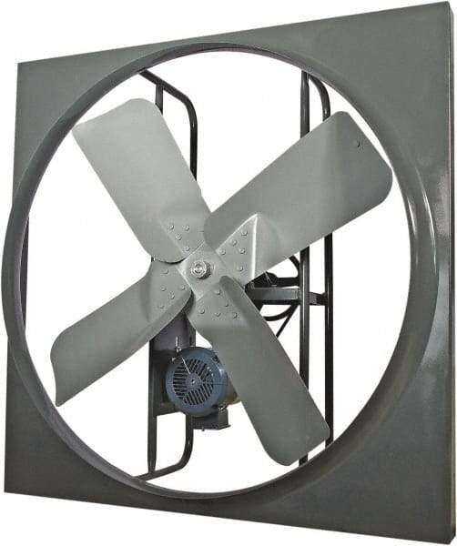 Americraft - 42" Blade, Belt Drive, 3 hp, 22,000 CFM, TEFC Exhaust Fan - 9.6/4.8 Amp, 230/460 Volt, Three Phase - Strong Tooling