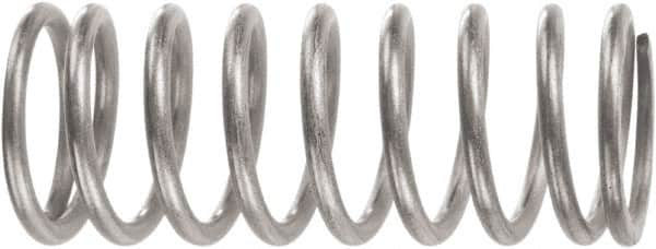 Associated Spring Raymond - 3.05mm OD, 0.61mm Wire, 20.57mm Free Length, Compression Spring - 28.3 Lb Spring Rating, 25.04 N Max Work Load, Music Wire - Strong Tooling