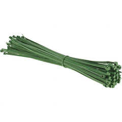 Value Collection - 15.2" Long Green Nylon Standard Cable Tie - 50 Lb Tensile Strength, 114mm Max Bundle Diam - Strong Tooling