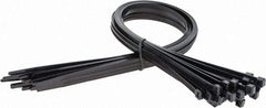 Value Collection - 36" Long Black Nylon Standard Cable Tie - 175 Lb Tensile Strength, 278mm Max Bundle Diam - Strong Tooling