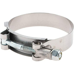 Made in USA - Bolt Clamps Type: T-Bolt Hose Clamp Minimum Diameter (Decimal Inch): 2.7500 - Strong Tooling