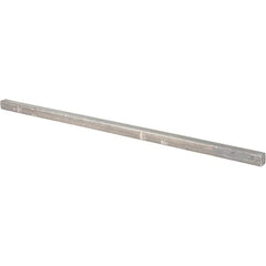 Value Collection - 12" Long x 3/8" High x 3/8" Wide, Plain Steel Oversized Key Stock - Cold Drawn Steel - Strong Tooling