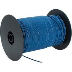 EastPenn - 18 AWG, 1,000' OAL, Hook Up Wire - Blue Polyethylene Jacket - Strong Tooling