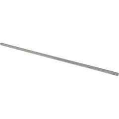 Value Collection - 12" Long x 3/16" High x 3/16" Wide, Plain Steel Undersized Key Stock - Cold Drawn Steel - Strong Tooling