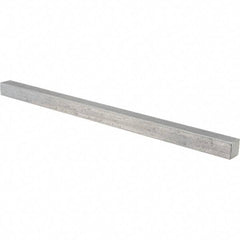 Value Collection - 12" Long x 5/8" High x 5/8" Wide, Plain Steel Undersized Key Stock - Cold Drawn Steel - Strong Tooling