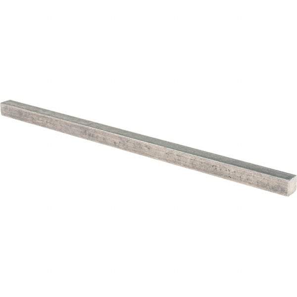 Value Collection - 12" Long x 1/2" High x 1/2" Wide, Plain Steel Undersized Key Stock - Cold Drawn Steel - Strong Tooling