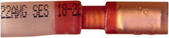 Value Collection - 20 to 18 AWG Crimp Bullet Connector - 0.157" Bullet Diam, Red Heat Shrink & Polyolefin Insulation - Strong Tooling