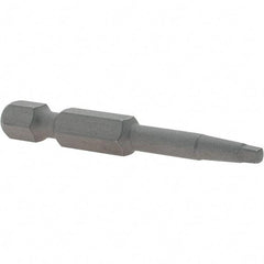 VEGA Industries - #1" Square Size Square Recess Bit - 1/4" Hex Drive, 1-15/16" OAL - Strong Tooling