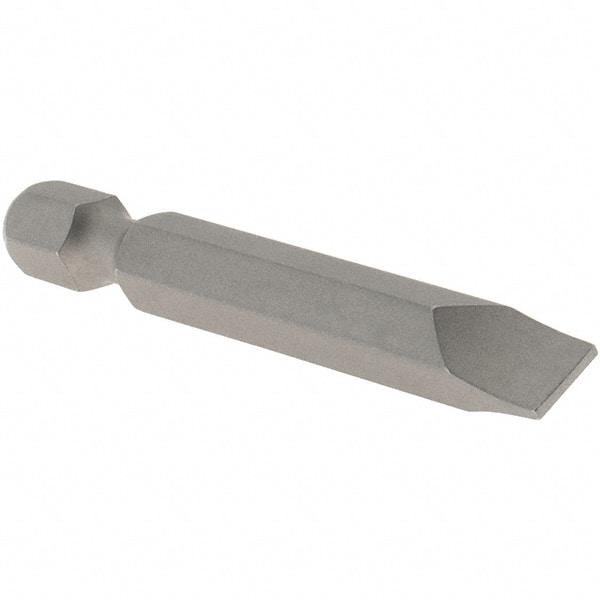 VEGA Industries - 1/4" Slotted Screwdriver Bit - 1/4" Hex Drive, 1-15/16" OAL - Strong Tooling