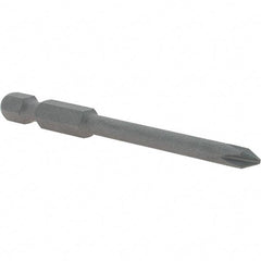 VEGA Industries - #1 Phillips Screwdriver Bit - 1/4" Drive, 2-3/4" OAL - Strong Tooling