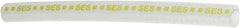 Value Collection - 6" Long, 4:1, Polyolefin Heat Shrink Electrical Tubing - Clear, Yellow - Strong Tooling