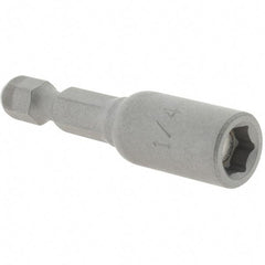 VEGA Industries - 1/4" Magnetic Nutsetter - 1/4" Hex Drive, 1-3/4" OAL - Strong Tooling