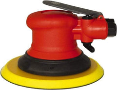 Universal Tool - 12,000 OPM, 14 CFM Air Consumption, 90 psi Air Pressure, Palm Air Orbital Sander - Round Pad, - Strong Tooling