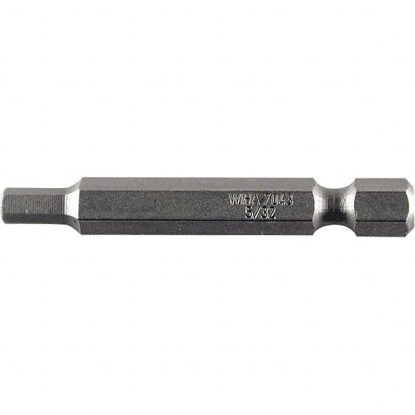 Wiha - 0.093" Power Bit - 1/4" Drive, 2" OAL - Strong Tooling