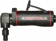 Universal Tool - Angle Handle, Angle Air Die Grinder - 12,000 RPM, Dual Capable Exhaust, 3 CFM, 0.4 hp, 90 psi - Strong Tooling