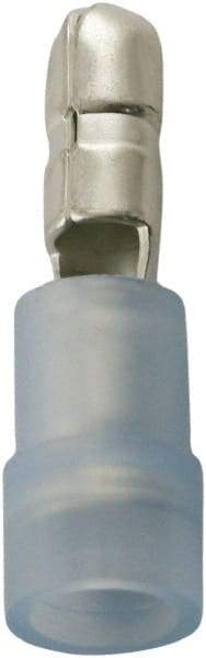 Value Collection - 16 to 14 AWG Crimp Bullet Connector - 0.157" Bullet Diam, Blue Nylon Insulation - Strong Tooling