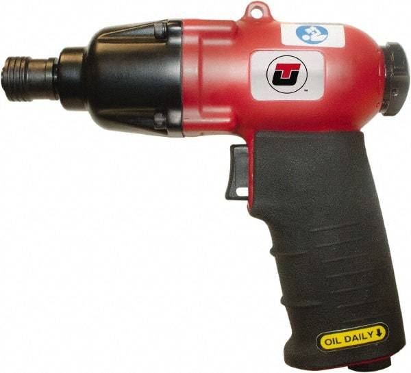 Universal Tool - 1/4" Bit Holder, 8,500 RPM, Pistol Grip Handle Air Screwdriver - 65 Ft/Lb Torque, 5 CFM - Strong Tooling